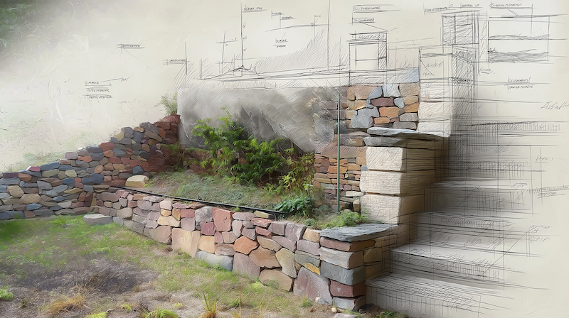 Technický výkres kamenné práce